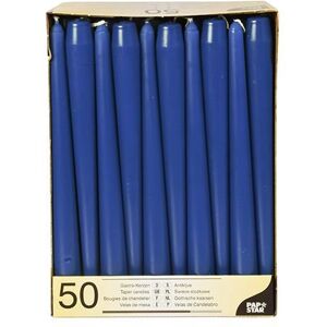 Bougies Bleues Papstar - 50 pcs, 22mm, 25cm - Publicité Bougies Bleues Papstar - 50 pcs, 22mm, 25cm - Publicité