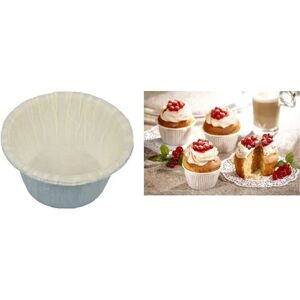 Petits Moules à Muffins Blancs Papstar - 20, 5cm, Résistants à la Chaleur, Résistants à la Graisse - Publicité Petits Moules à Muffins Blancs Papstar - 20, 5cm, Résistants à la Chaleur, Résistants à la Graisse - Publicité