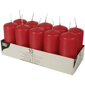 Velas cilíndricas vermelhas - 40mm diâmetro, 90mm de altura - 9h de queima Velas cilíndricas vermelhas - 40mm diâmetro, 90mm de altura - 9h de queima