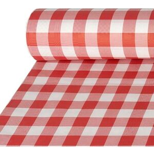 Papstar 88163 Nappe rectangulaire rouge-blanc - 100x5000 cm - Publicité Papstar 88163 Nappe rectangulaire rouge-blanc - 100x5000 cm - Publicité
