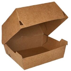 Contenant alimentaire écologique Papstar 87240 Marron - 12,5x12,5cm - Publicité Contenant alimentaire écologique Papstar 87240 Marron - 12,5x12,5cm - Publicité