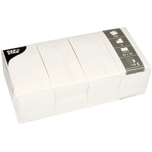 Papstar Weiße Papierservietten 250 St - 2-Lagig 33x33 cm Papstar Weiße Papierservietten 250 St - 2-Lagig 33x33 cm