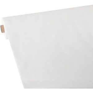 Papstar 86468 White Rectangular Tablecloth - 90x2500cm Papstar 86468 White Rectangular Tablecloth - 90x2500cm