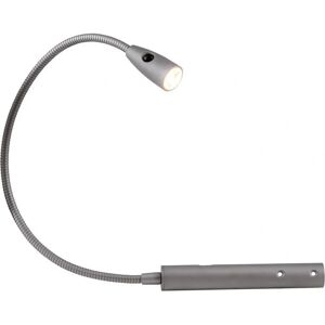 Heitronic Berta LED Leeslamp - Zilver, 1,5W Heitronic Berta LED Leeslamp - Zilver, 1,5W