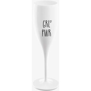 Koziol Champagneglas Vit - Återanvändbar 100ml - Oförstörbar Koziol Champagneglas Vit - Återanvändbar 100ml - Oförstörbar