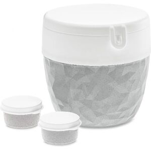 Zestaw lunchbox Koziol - Szara plastikowa Zestaw lunchbox Koziol - Szara plastikowa