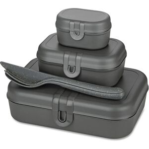 Zestaw lunchboxów Koziol Pascal - Czarny - 3 sztuki Zestaw lunchboxów Koziol Pascal - Czarny - 3 sztuki