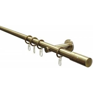 Conjunto de Varilla de Cortina GARDINIA Oro - 160 cm, Ø 20 mm - Tipo de Cortina Conjunto de Varilla de Cortina GARDINIA Oro - 160 cm, Ø 20 mm - Tipo de Cortina