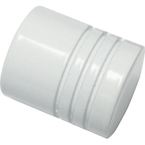 Gardinia Chicago Eindstuk - Wit Metaal - Gardinestang Eindeel Gardinia Chicago Eindstuk - Wit Metaal - Gardinestang Eindeel