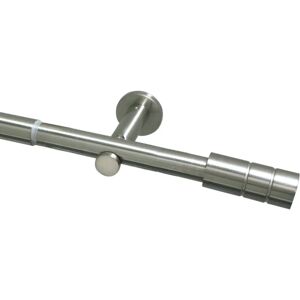 Gardinia Adjustable Metal Curtain Rod - Single Track - Silver Gardinia Adjustable Metal Curtain Rod - Single Track - Silver