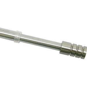 Gardinia Adjustable Curtain Rod - 10mm, 80-110cm, Stainless Gardinia Adjustable Curtain Rod - 10mm, 80-110cm, Stainless