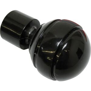 Gardinia Chicago Metaal Einddoppen - Zwart, 20 mm Gardinia Chicago Metaal Einddoppen - Zwart, 20 mm