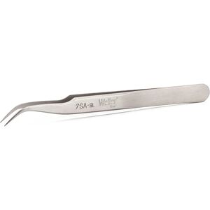 Weller 7SASL - Präzisionspinzette - Gebogen, Edelstahl Weller 7SASL - Präzisionspinzette - Gebogen, Edelstahl