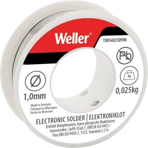 Weller Sn99 Cu3 Lead-Free Solder - 1mm 25g Weller Sn99 Cu3 Lead-Free Solder - 1mm 25g