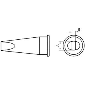 Weller LHT-C Soldering Tip - V-Shaped, 3.2mm, for WSP 150 Weller LHT-C Soldering Tip - V-Shaped, 3.2mm, for WSP 150