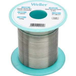 Weller WSW SCN M1 - Lead Free Solder Wire - Ø 1.0mm - Solder Wire Weller WSW SCN M1 - Lead Free Solder Wire - Ø 1.0mm - Solder Wire