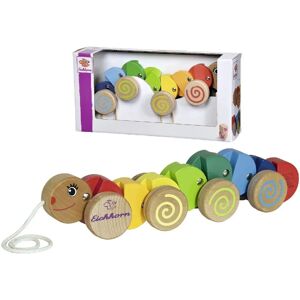 Eichhorn Raupe - Colorful Wooden Pull Toy for Kids - 32cm - Motor Skills Eichhorn Raupe - Colorful Wooden Pull Toy for Kids - 32cm - Motor Skills