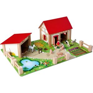 Eichhorn Wooden Farm Set with 20 Pieces - Farm Playset Eichhorn Wooden Farm Set with 20 Pieces - Farm Playset