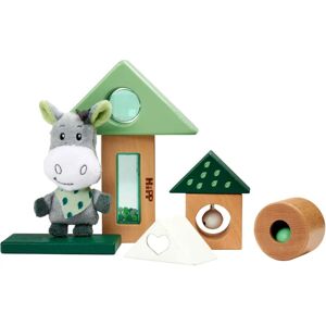 Eichhorn Kinderpuzzel Set - Houten Geluidsblokken met Ezel - 8 stuks Eichhorn Kinderpuzzel Set - Houten Geluidsblokken met Ezel - 8 stuks