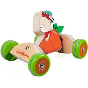 Vehículo de Juguete Eichhorn - Función de Dirección, Conejo y Zanahoria - 16cm Vehículo de Juguete Eichhorn - Función de Dirección, Conejo y Zanahoria - 16cm