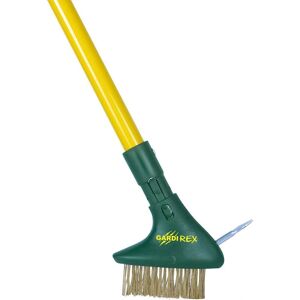Brosse à mauvaises herbes GardiREX - Outil additionnel - Publicité Brosse à mauvaises herbes GardiREX - Outil additionnel - Publicité