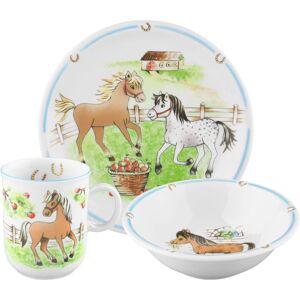 Set pappa per bambini Seltmann Weiden - Pony in porcellana multicolore Set pappa per bambini Seltmann Weiden - Pony in porcellana multicolore