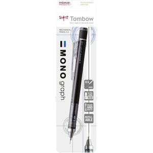 Tombow Mono Graph Mekaaninen Lyijytäytekynä - 0,5mm, Musta Tombow Mono Graph Mekaaninen Lyijytäytekynä - 0,5mm, Musta