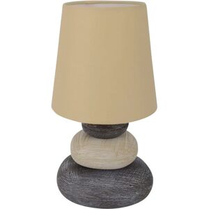 Naeve Keramik Tischlampe - Hellholz - 31cm - Tischlampe Naeve Keramik Tischlampe - Hellholz - 31cm - Tischlampe