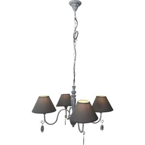 Naeve Castellum Gris Lampe Suspendue 4 Lumières - Suspension - Publicité Naeve Castellum Gris Lampe Suspendue 4 Lumières - Suspension - Publicité