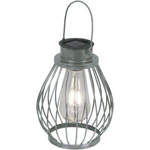 Lampe solaire de jardin Naeve - Argent - LED, IP44, 21,5cm - Publicité Lampe solaire de jardin Naeve - Argent - LED, IP44, 21,5cm - Publicité