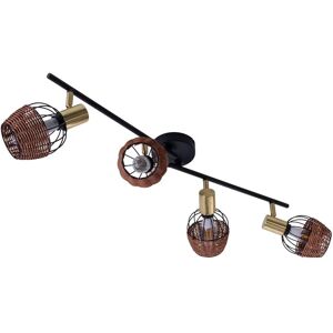 NÄVE Corbis Spotlights - 4 bras, 16cm, noir - Publicité NÄVE Corbis Spotlights - 4 bras, 16cm, noir - Publicité