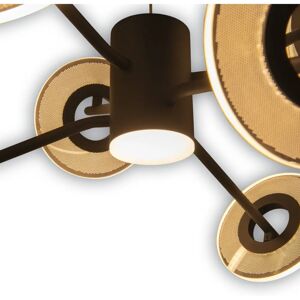 NÄVE Discus Pendelleuchte - schwarz - Dimmbar, 6-flammig, 150cm Höhe NÄVE Discus Pendelleuchte - schwarz - Dimmbar, 6-flammig, 150cm Höhe