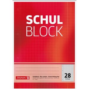 Brunnen A4 Schulblock - Gitter, 50 Blatt Brunnen A4 Schulblock - Gitter, 50 Blatt