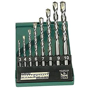 Mannesmann Drill Set - Green - 160mm - 8 Pieces - Drilling in Concrete & Stone Mannesmann Drill Set - Green - 160mm - 8 Pieces - Drilling in Concrete & Stone