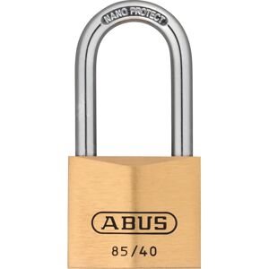 ABUS Cadenas en Laiton - 85/40mm Laiton - Niveau de Sécurité 6 - Publicité ABUS Cadenas en Laiton - 85/40mm Laiton - Niveau de Sécurité 6 - Publicité