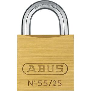 ABUS Model ABU5525 Messing Hangslot - Beveiligingsniveau 2 ABUS Model ABU5525 Messing Hangslot - Beveiligingsniveau 2