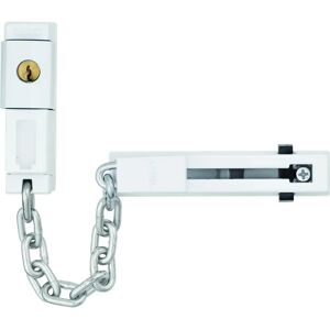 ABUS Security Chain with Key Lock - White - SK78 - Door Security ABUS Security Chain with Key Lock - White - SK78 - Door Security
