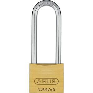 ABUS Brass Padlock Model 55/40HB63, 63mm Shackle - Padlock ABUS Brass Padlock Model 55/40HB63, 63mm Shackle - Padlock
