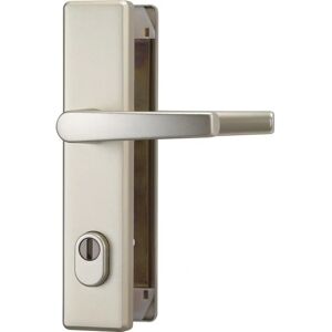 ABUS Door Handle & Lock Set - Silver - Certified, High Security ABUS Door Handle & Lock Set - Silver - Certified, High Security