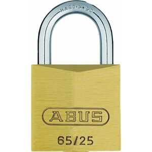 Cadenas à clé ABUS - laiton - 65/25 KA - Protection contre la corrosion - Publicité Cadenas à clé ABUS - laiton - 65/25 KA - Protection contre la corrosion - Publicité