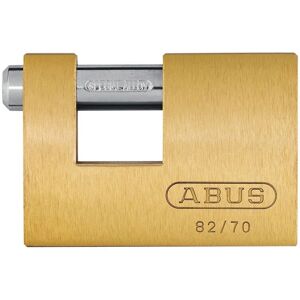 ABUS Brass Monoblock Padlock Level 6 - 82/70mm Keyed Alike ABUS Brass Monoblock Padlock Level 6 - 82/70mm Keyed Alike