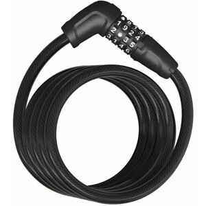 Abus 6512C Tresor Combination 180cm Cable Lock - Black - Cable Locks Abus 6512C Tresor Combination 180cm Cable Lock - Black - Cable Locks