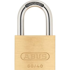 Abus Brass Padlock - 60/40 - Secure Lock for Medium Vales Abus Brass Padlock - 60/40 - Secure Lock for Medium Vales
