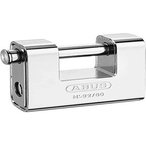 ABUS 92/80mm Brass Shutter Padlock - Monoblock Security Level 8 ABUS 92/80mm Brass Shutter Padlock - Monoblock Security Level 8