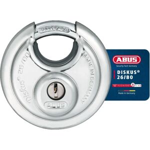 ABUS 26 Series Solid Lock Body Padlock - Diskus ABUS 26 Series Solid Lock Body Padlock - Diskus