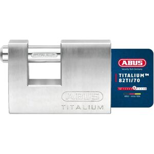 ABUS 82TI/70mm TITALIUM Shutter Padlock - Security Level 6 ABUS 82TI/70mm TITALIUM Shutter Padlock - Security Level 6