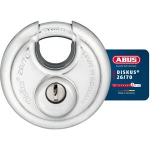 Cadenas Disques ABUS 26/70mm - Acier inoxydable, Clé, Allemagne - Publicité Cadenas Disques ABUS 26/70mm - Acier inoxydable, Clé, Allemagne - Publicité