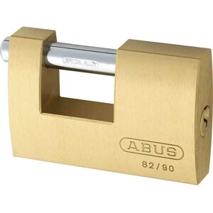 ABUS 82/90mm Brass Monoblock Shutter Padlock - Level 7 ABUS 82/90mm Brass Monoblock Shutter Padlock - Level 7