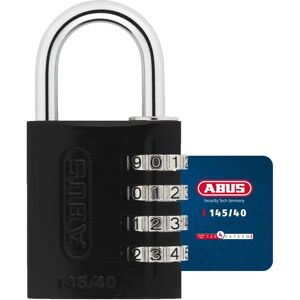 Candado de Combinación de Aluminio ABUS 145/40 - Negro Candado de Combinación de Aluminio ABUS 145/40 - Negro