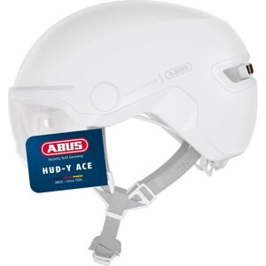 ABUS HUD-Y ACE Urban Bike Helmet - White - Safety & Style ABUS HUD-Y ACE Urban Bike Helmet - White - Safety & Style